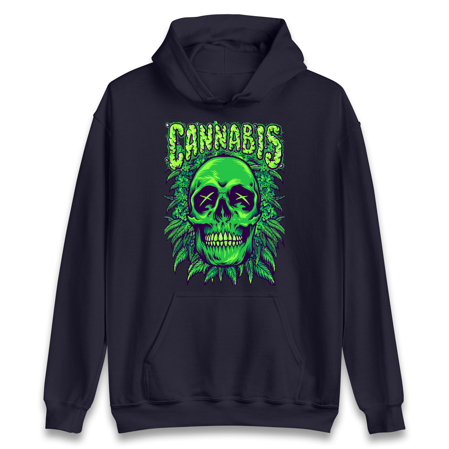 Cannabis Skull Hoodie
