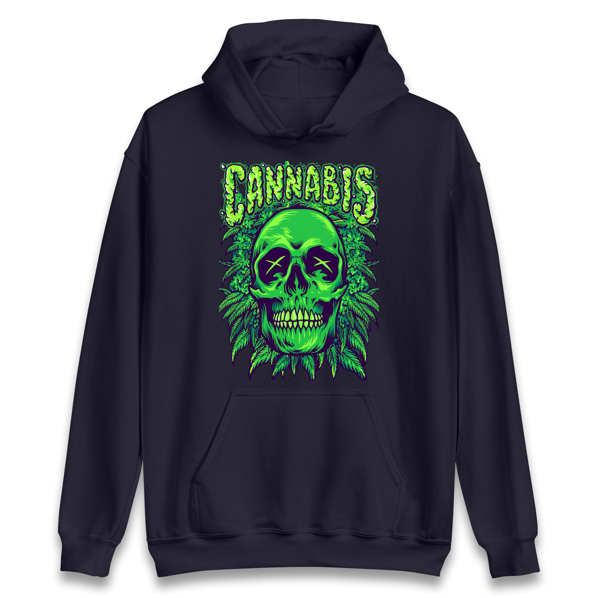 Cannabis Skull Hoodie