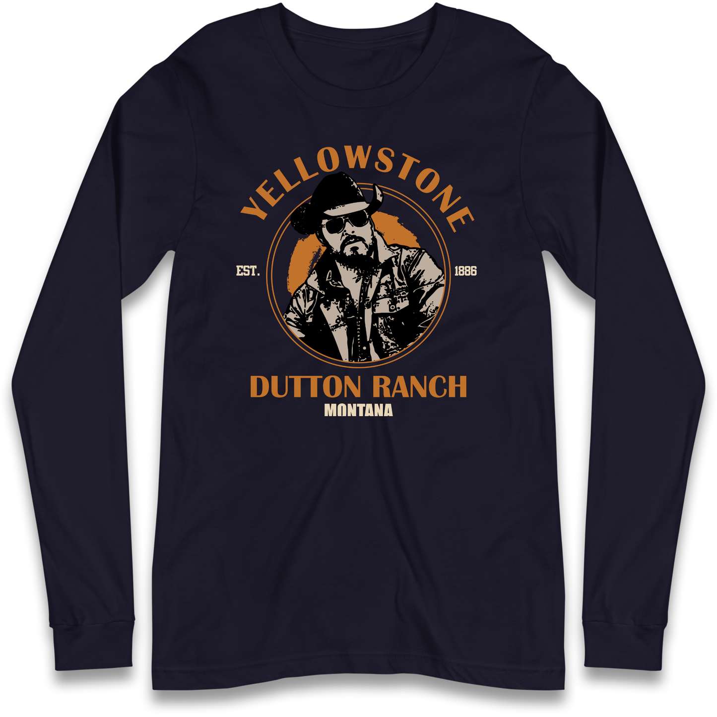 Yellowstone Dutton Ranch Montana Longsleeve T Shirt 