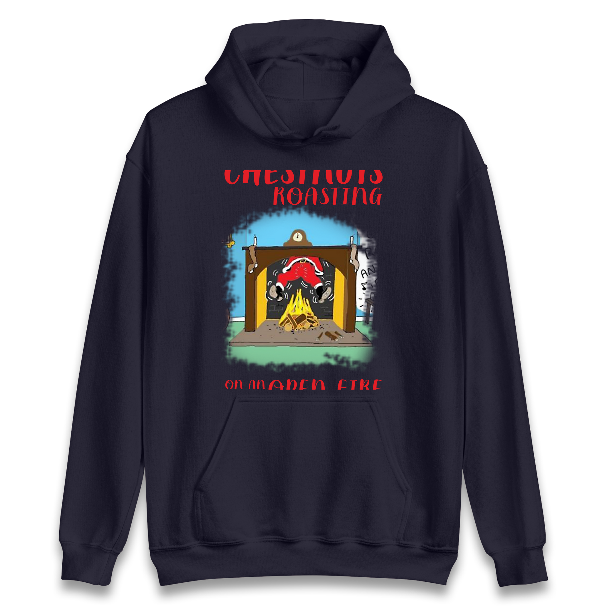 Chestnuts Roasting On An Open Fire Christmas Hoodie