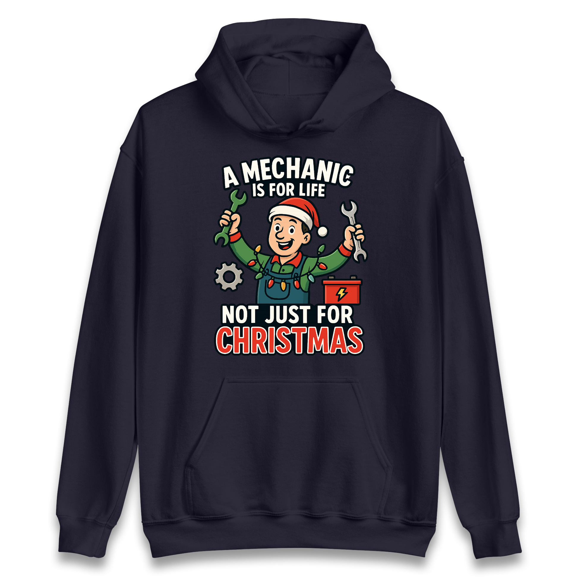 Mechanic Christmas Hoodie