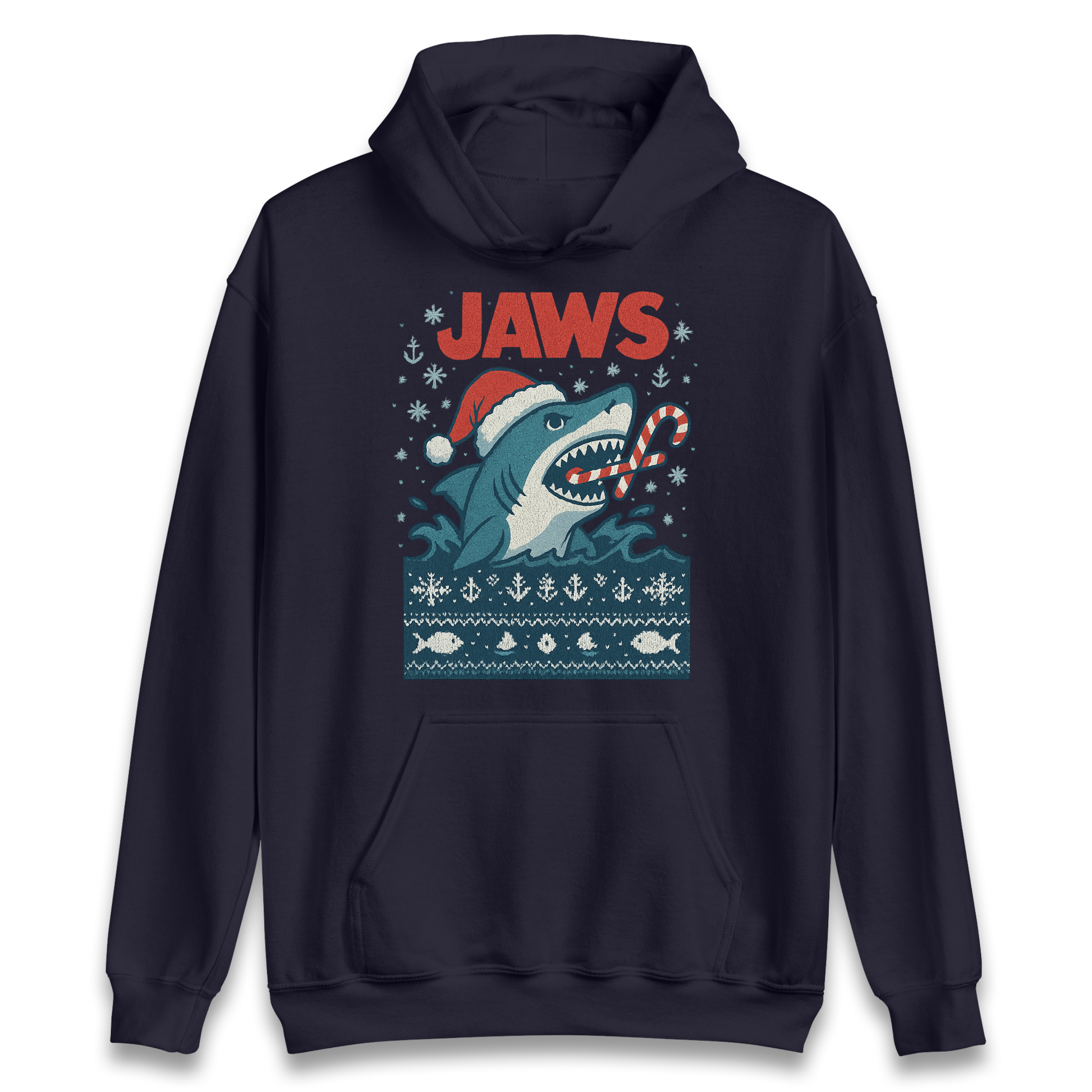 Jaws Christmas Hoodie