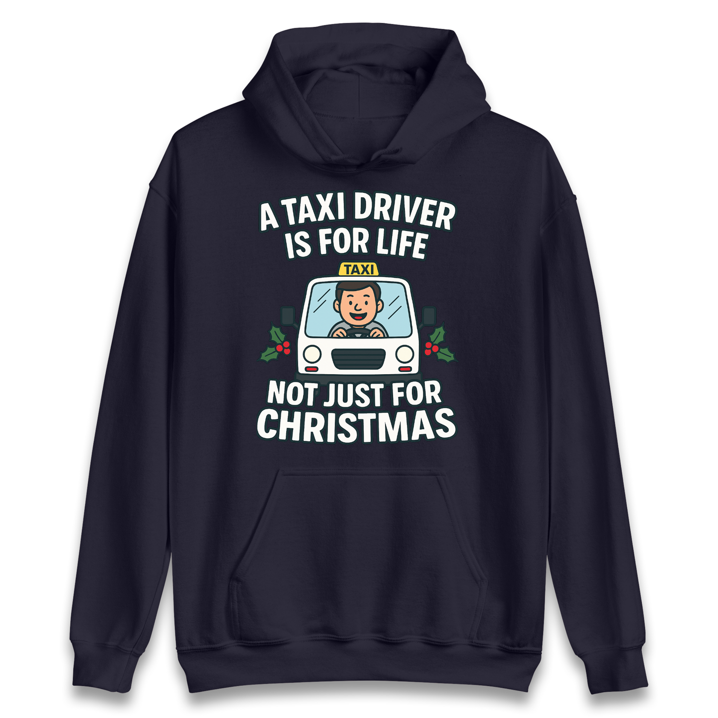 Taxi Driver Christmas Hoodie