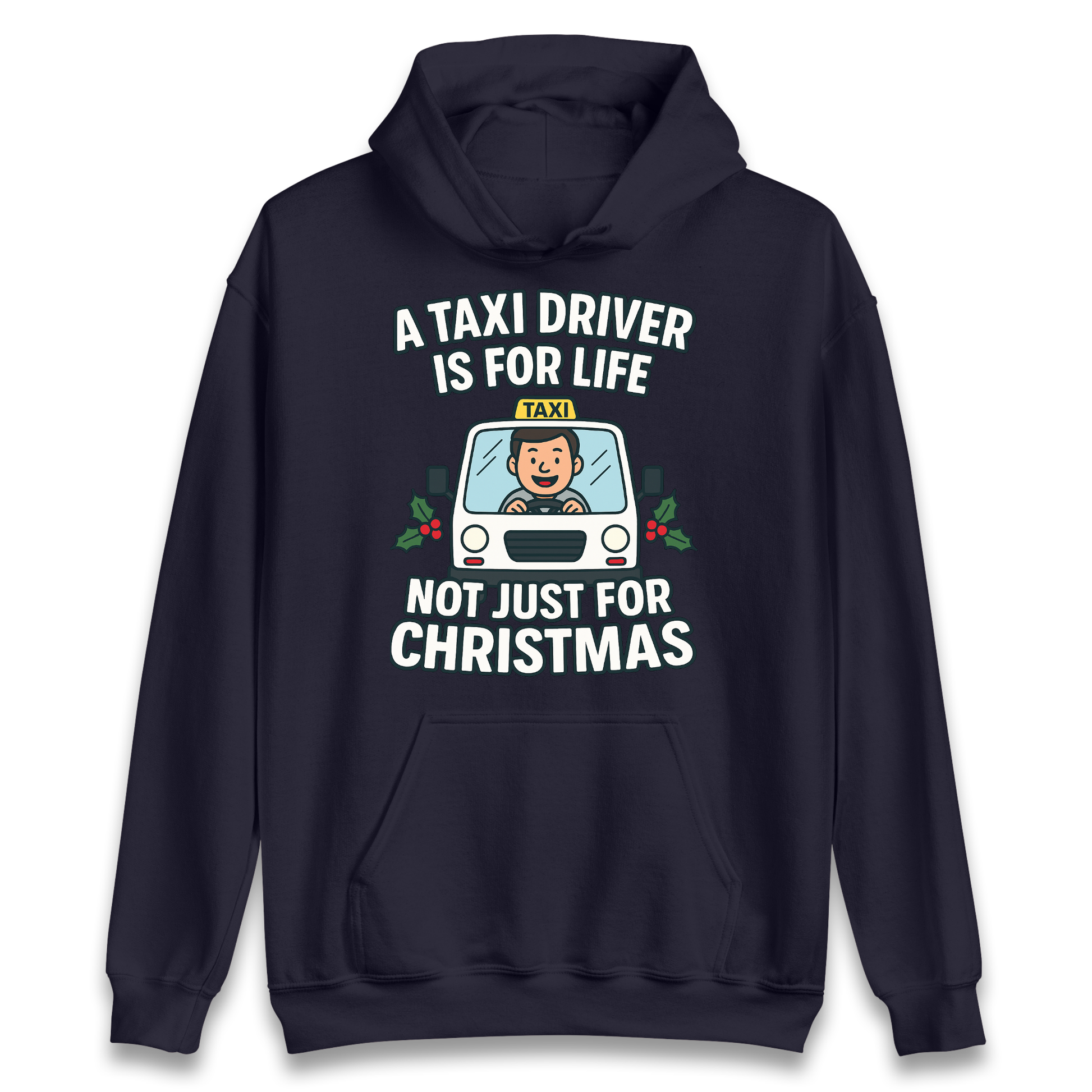 Taxi Driver Christmas Hoodie