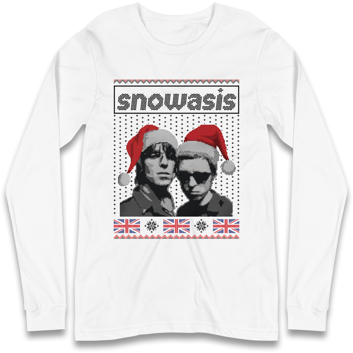 Snowasis Union Jack Christmas Longsleeve T Shirt