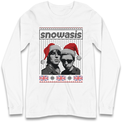 Snowasis Union Jack Christmas Longsleeve T Shirt
