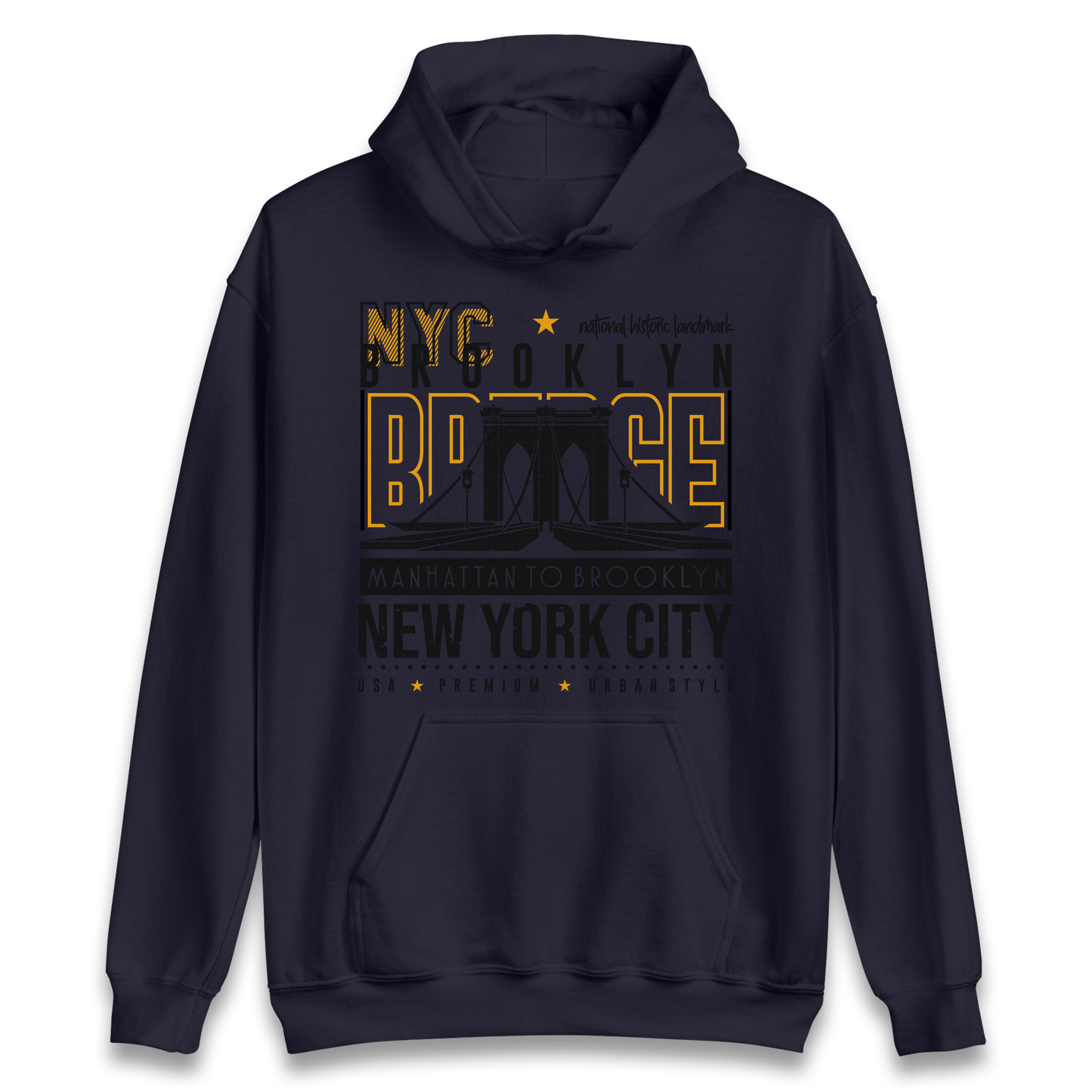 NYC Brooklyn Bridge Hoodie