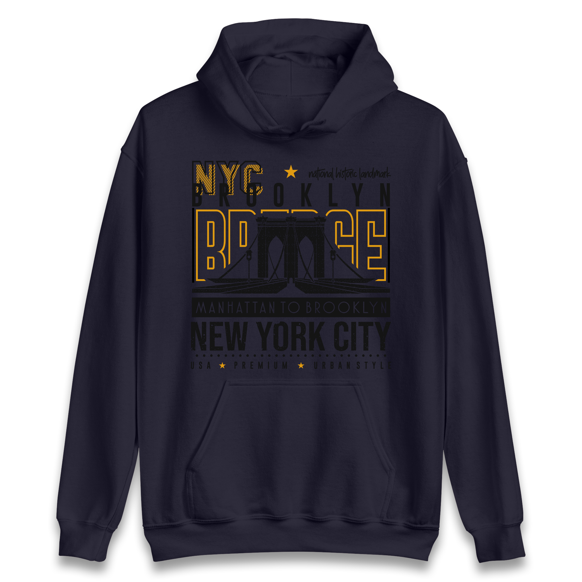NYC Brooklyn Bridge Hoodie