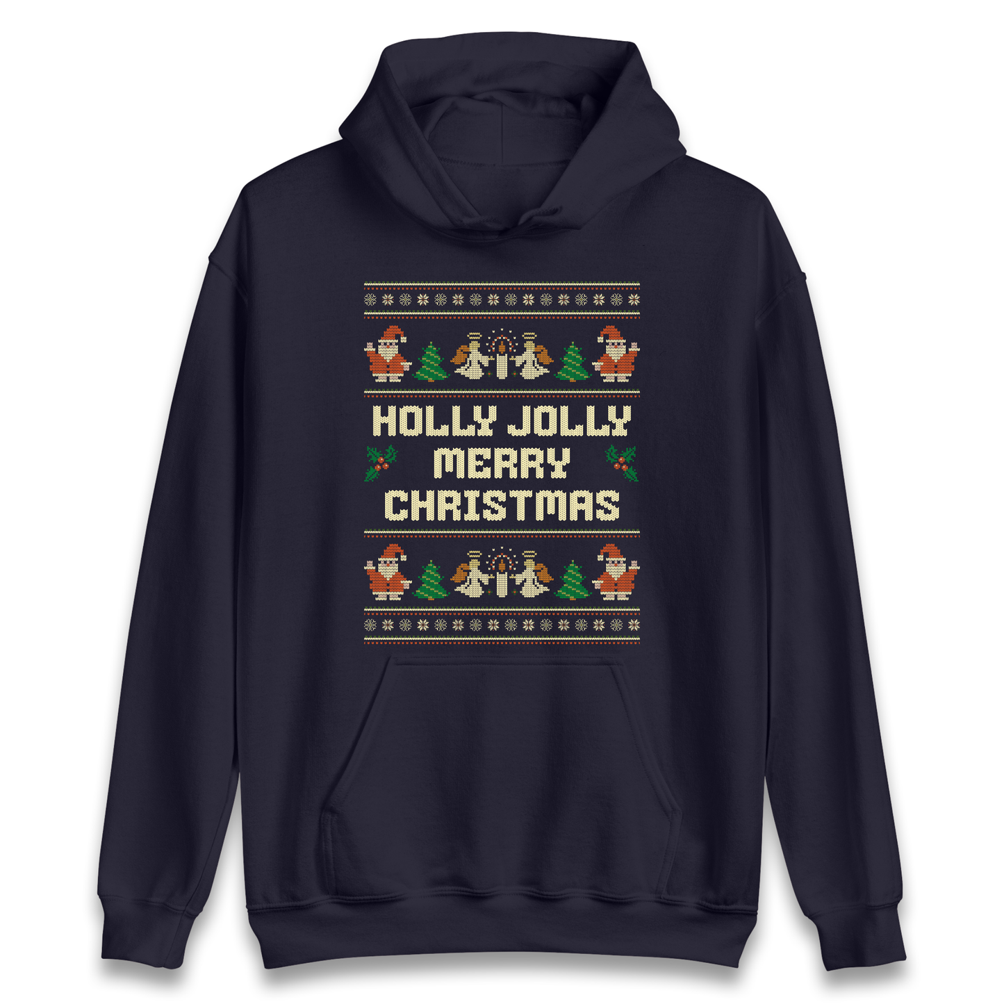 Holly Jolly Merry Christmas Hoodie