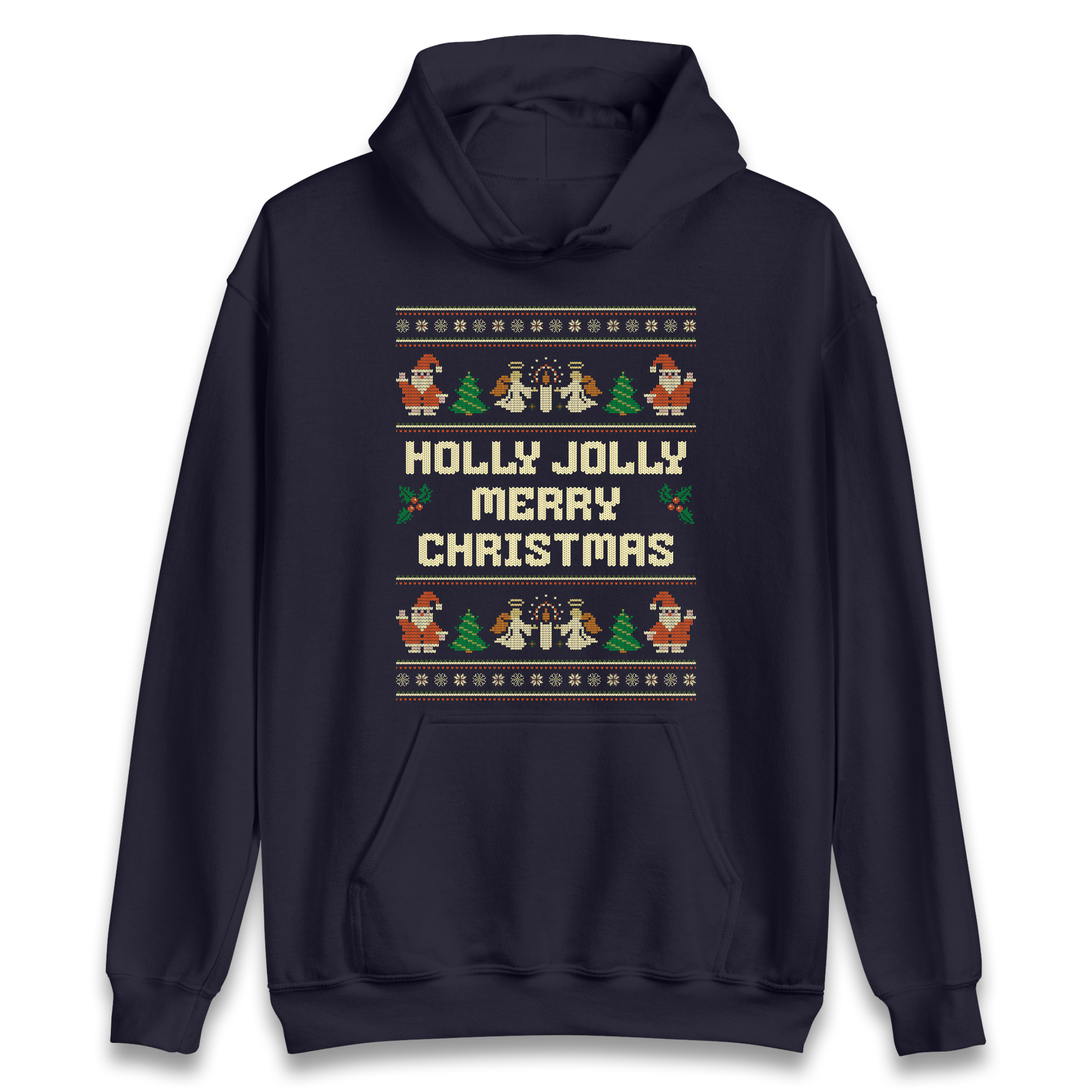 Holly Jolly Merry Christmas Hoodie