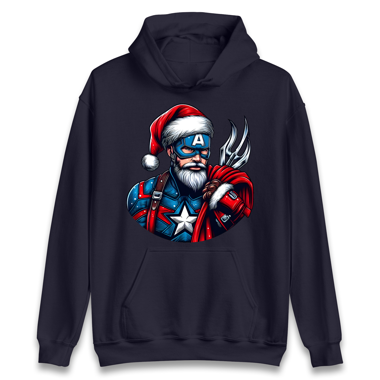 Captain America Santa Hoodie