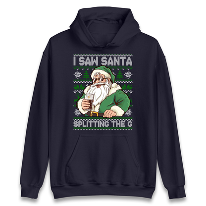 Santa Splitting The G Hoodie