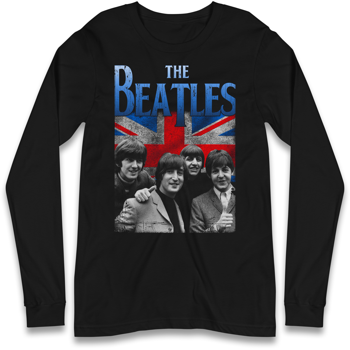 The Beatles Union Jack Longsleeve T Shirt