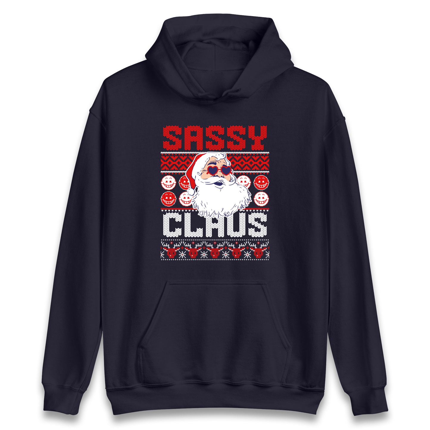 Sassy Claus Santa Christmas Hoodie