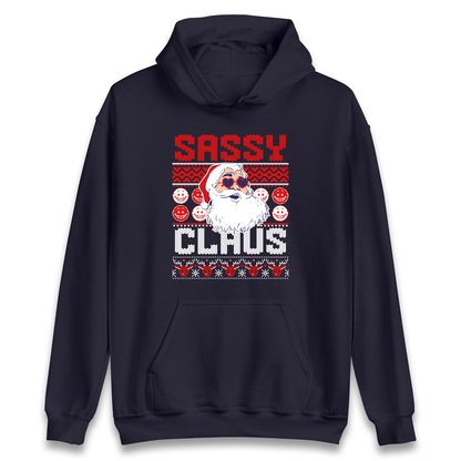 Sassy Claus Santa Christmas Hoodie