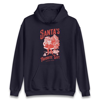 Santas Favourite Elf Christmas Hoodie