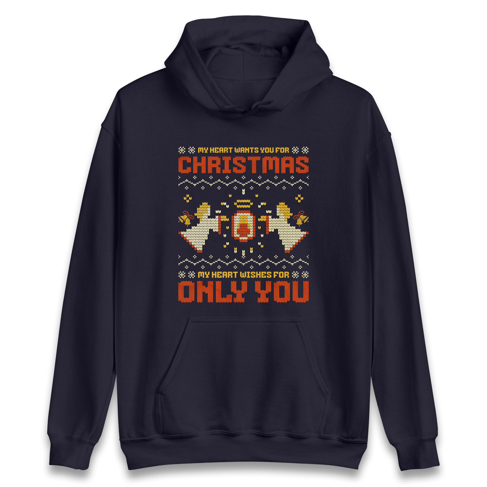 My Heart Wants You For Christmas Only You Christmas Hoodie