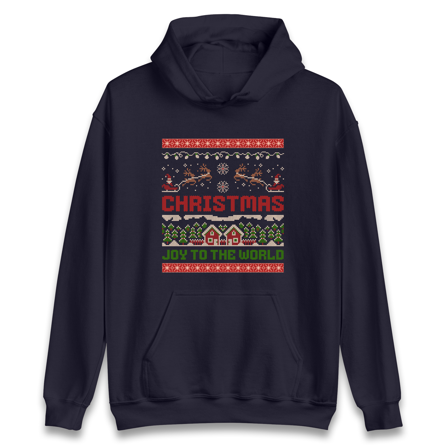 Christmas Joy to the World Christmas Hoodie