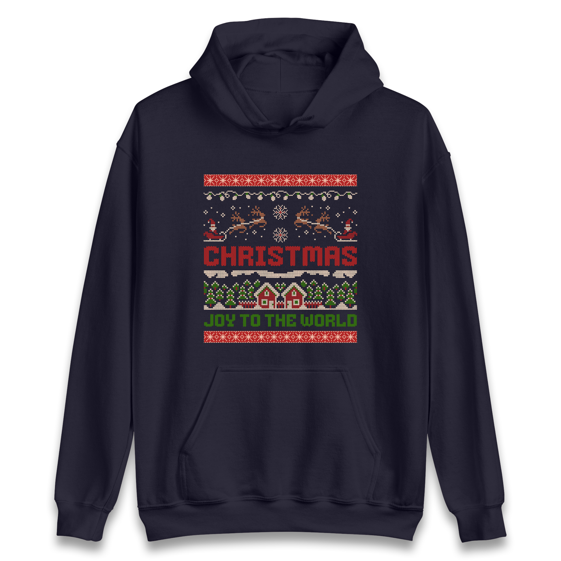 Christmas Joy to the World Christmas Hoodie