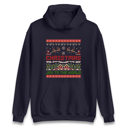 Christmas Joy to the World Christmas Hoodie