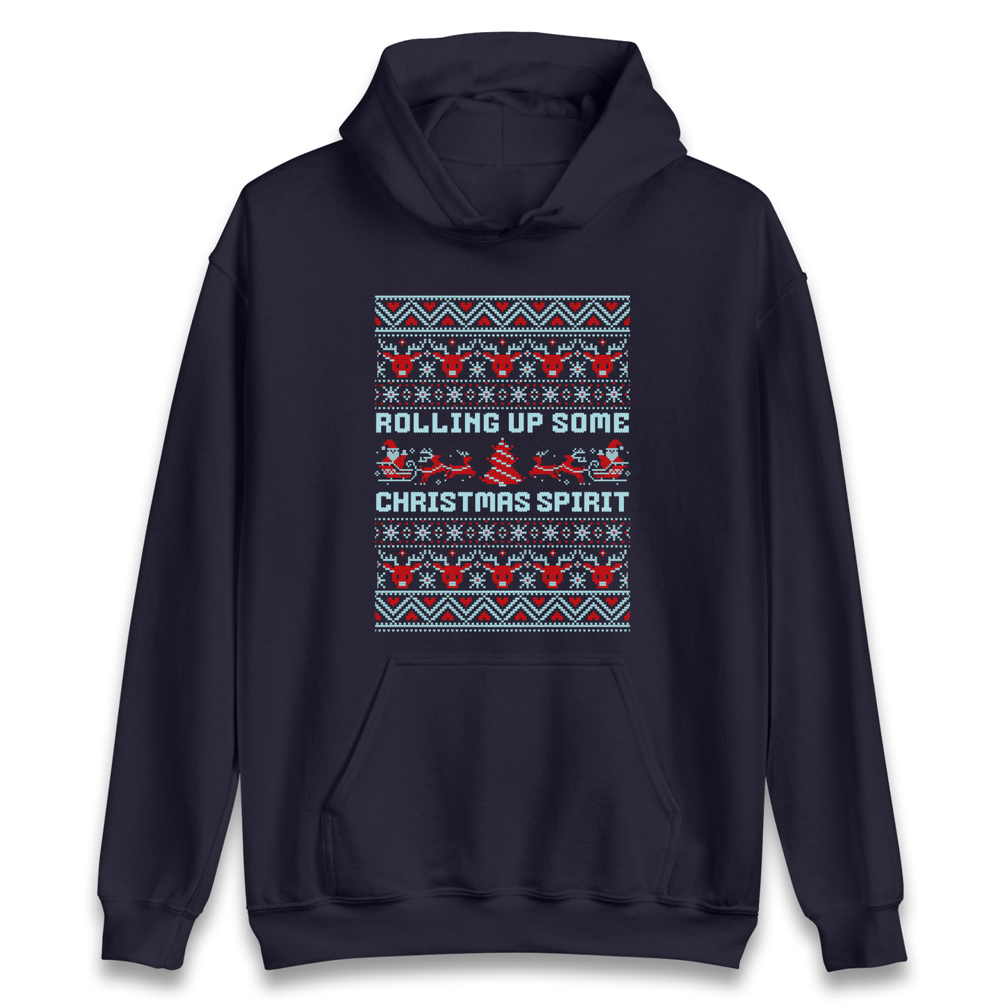 Rolling up Some Christmas Spirit Hoodie