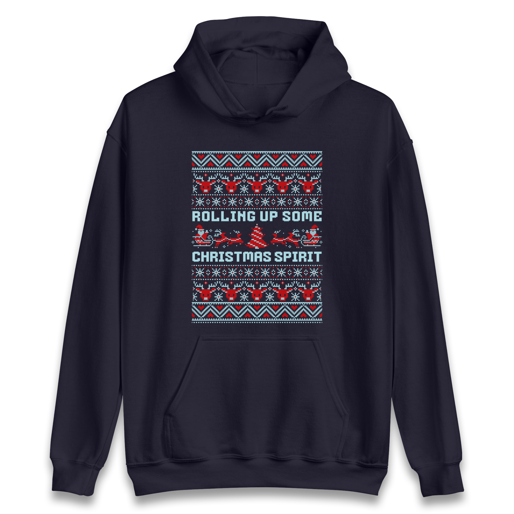 Rolling up Some Christmas Spirit Hoodie