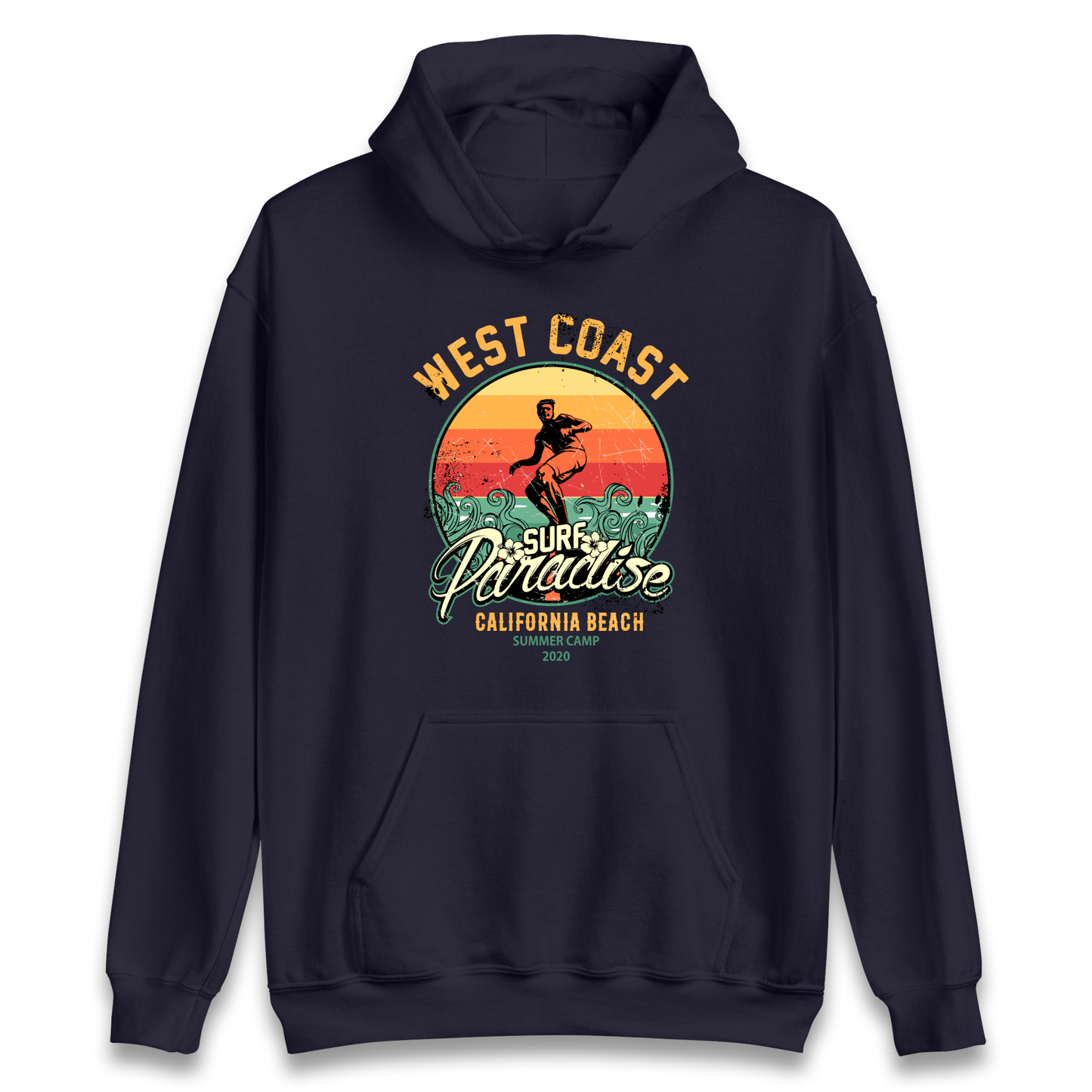 West Coast Surf Paradise Hoodie