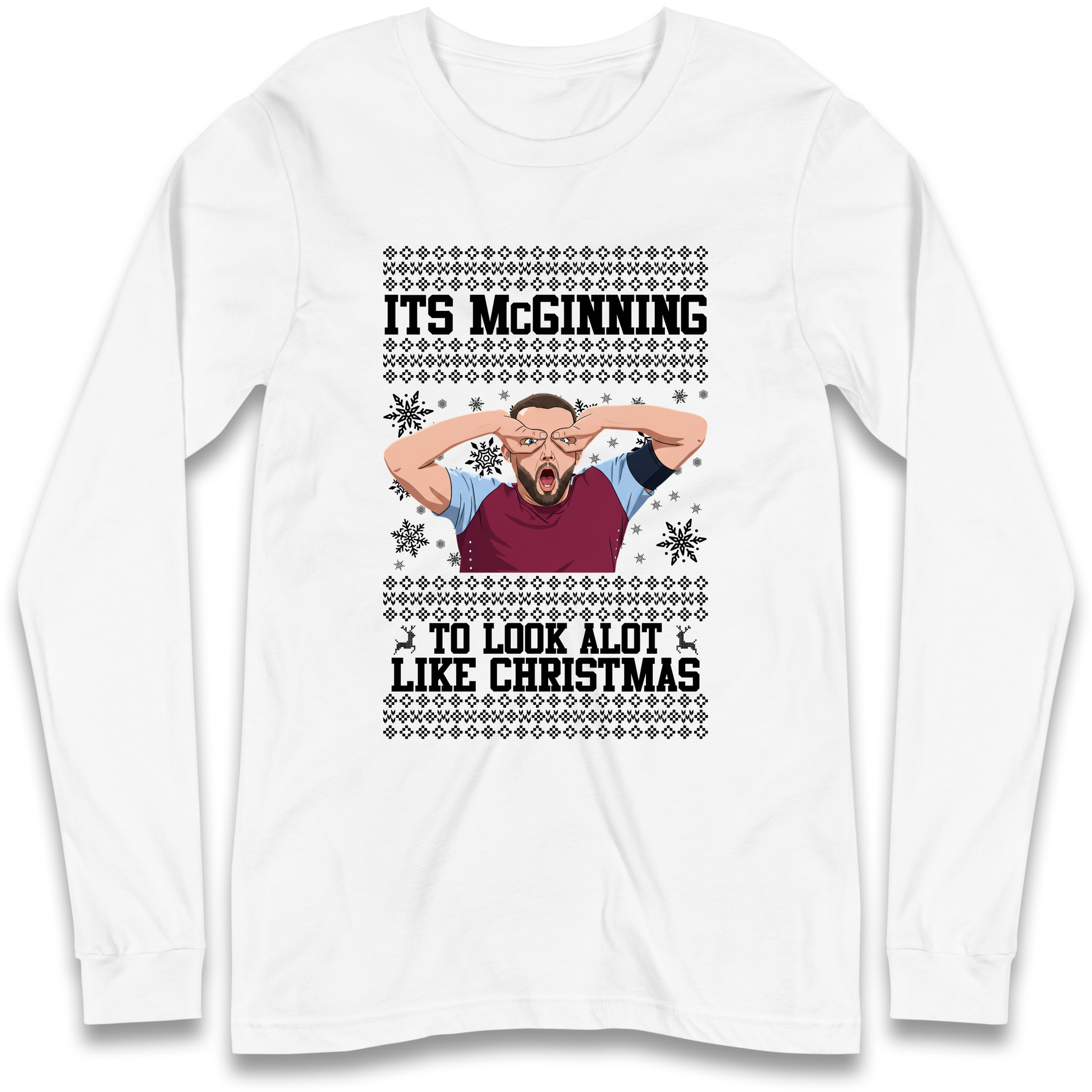 John McGinn Christmas Longsleeve T Shirt