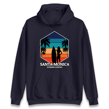 Santa Monica Summer Surfing Hoodie