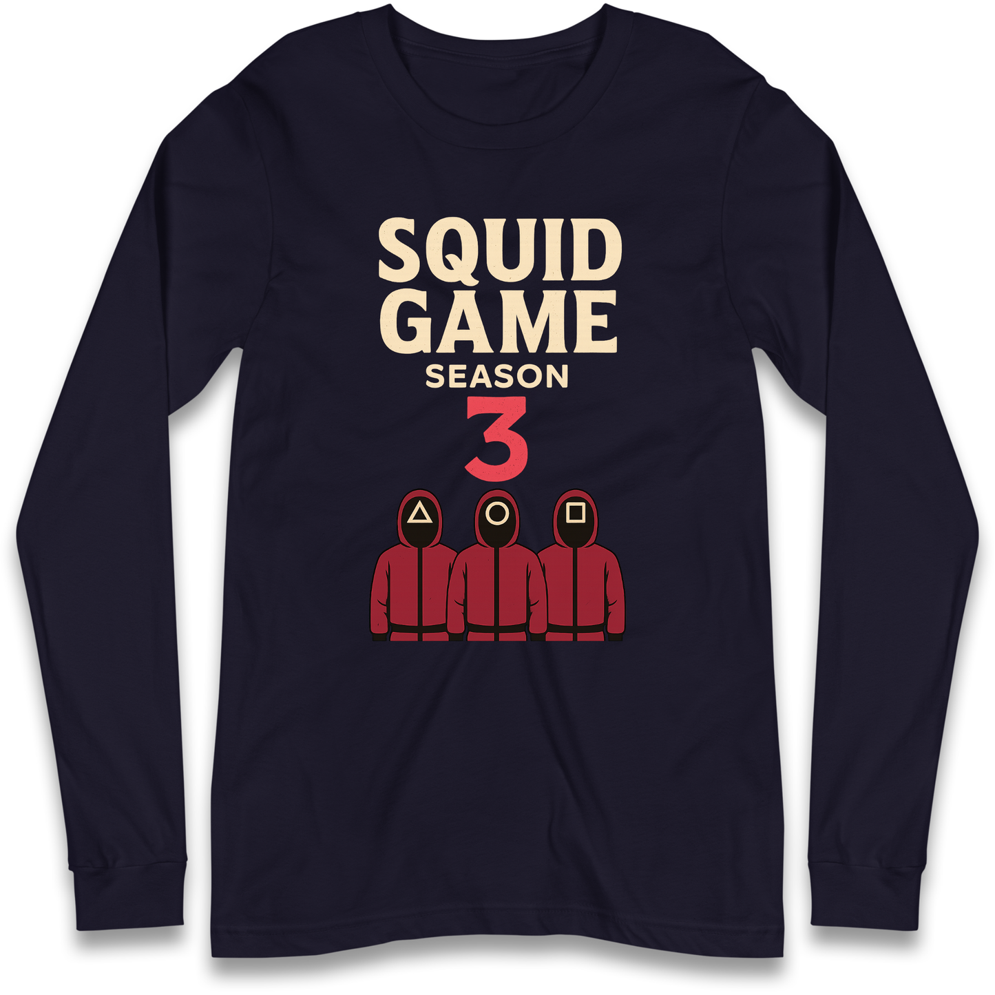 Squid Games Season 3 Longsleeve T Shirt