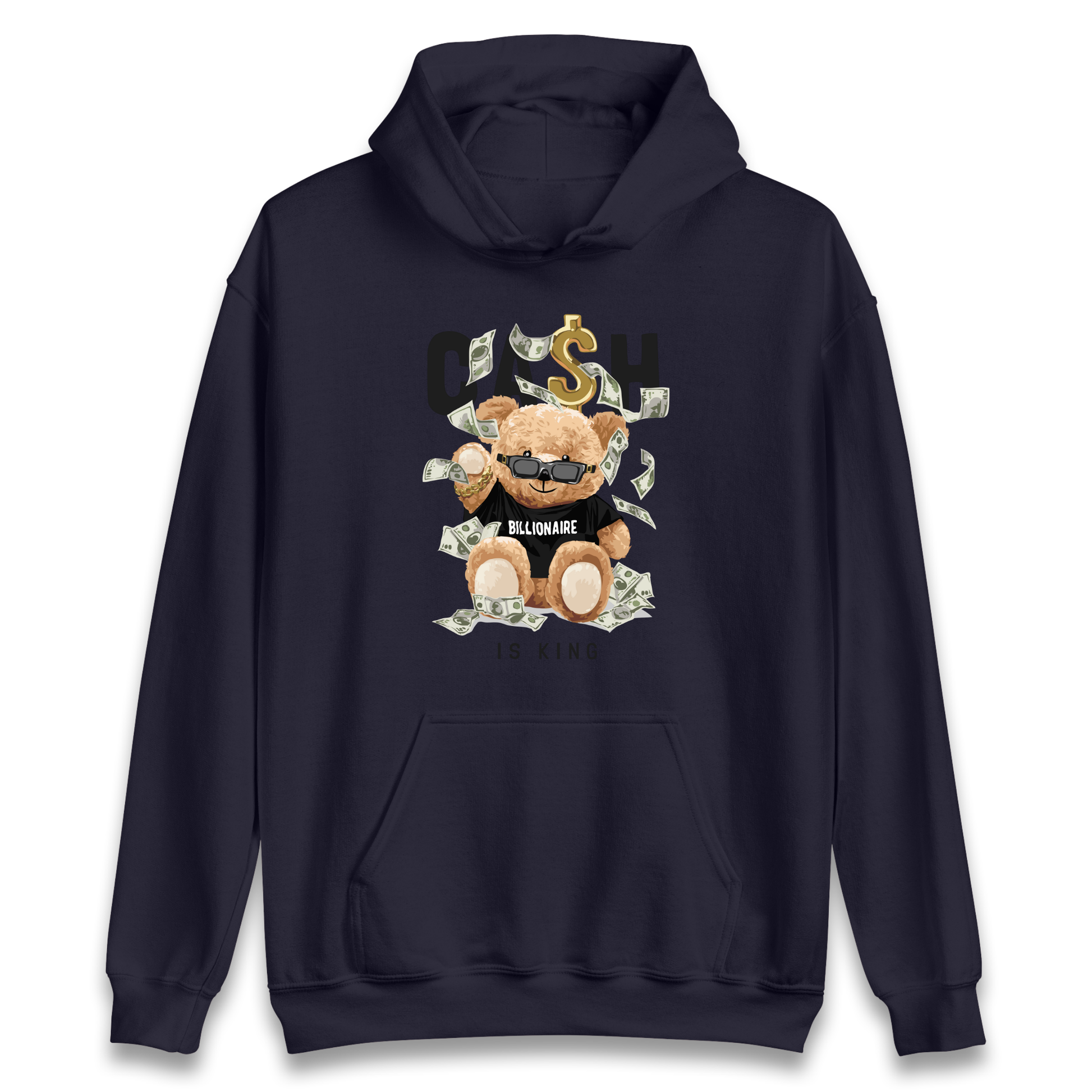 Teddy Bear Billionaire Streetwear Hoodie