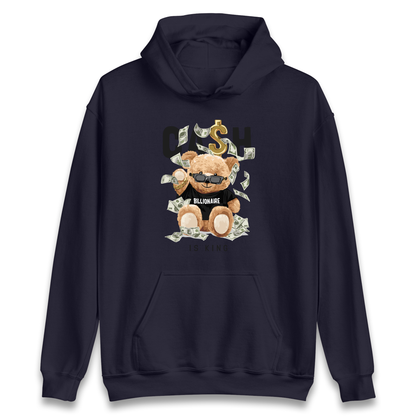 Teddy Bear Billionaire Streetwear Hoodie