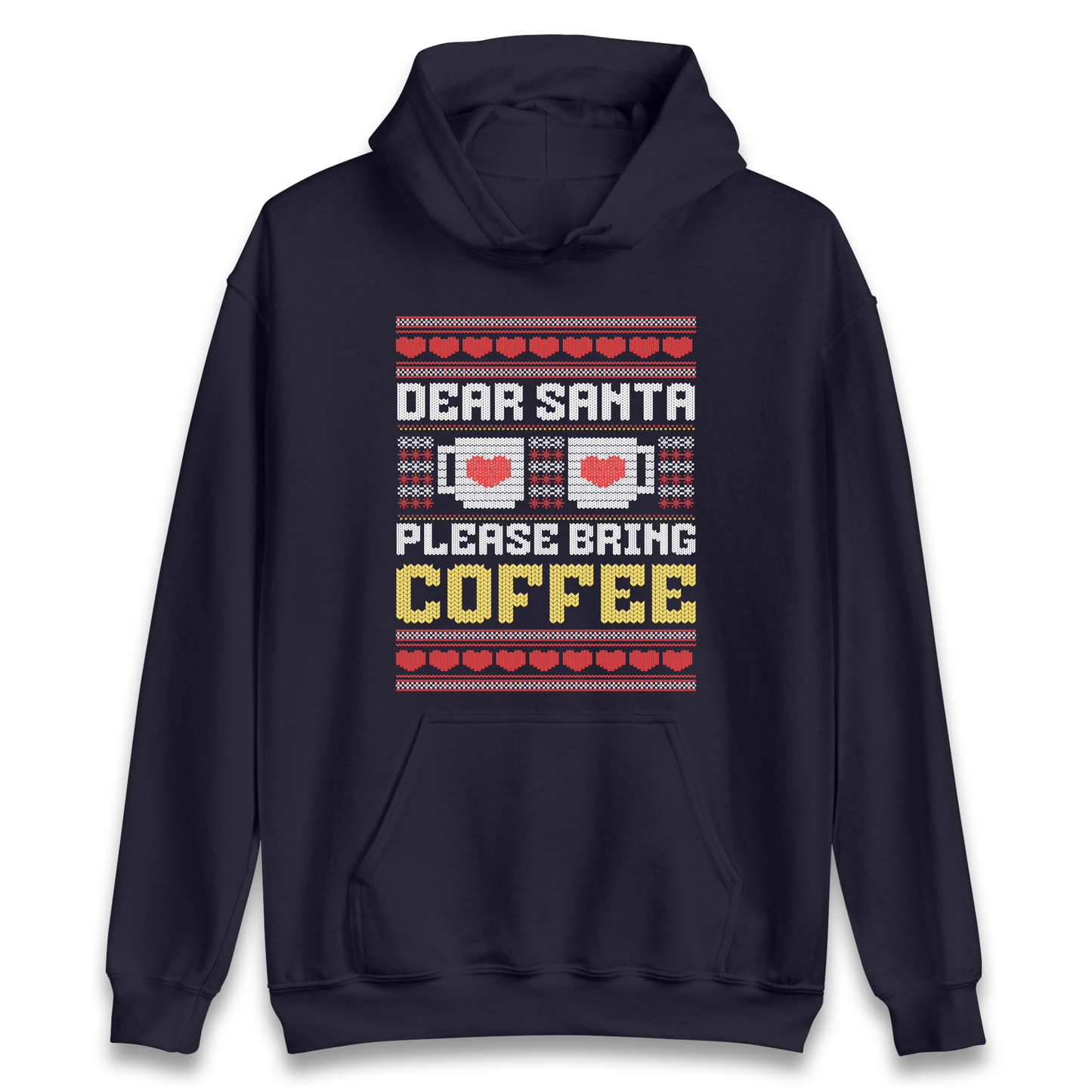 Dear Santa Please Bring Coffee Hoodie
