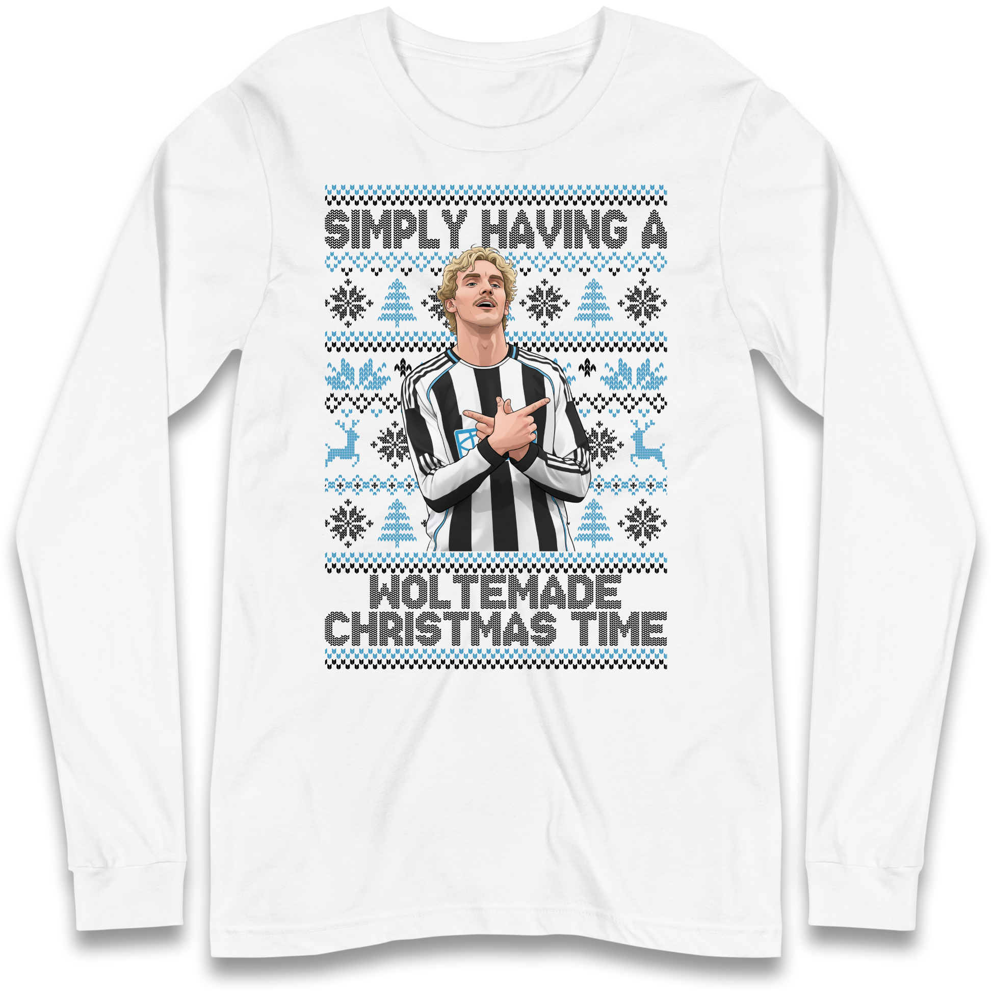 Newcastle united Christmas Longsleeve T Shirt