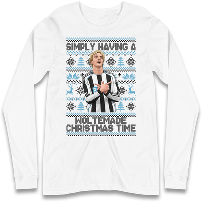 Newcastle united Christmas Longsleeve T Shirt