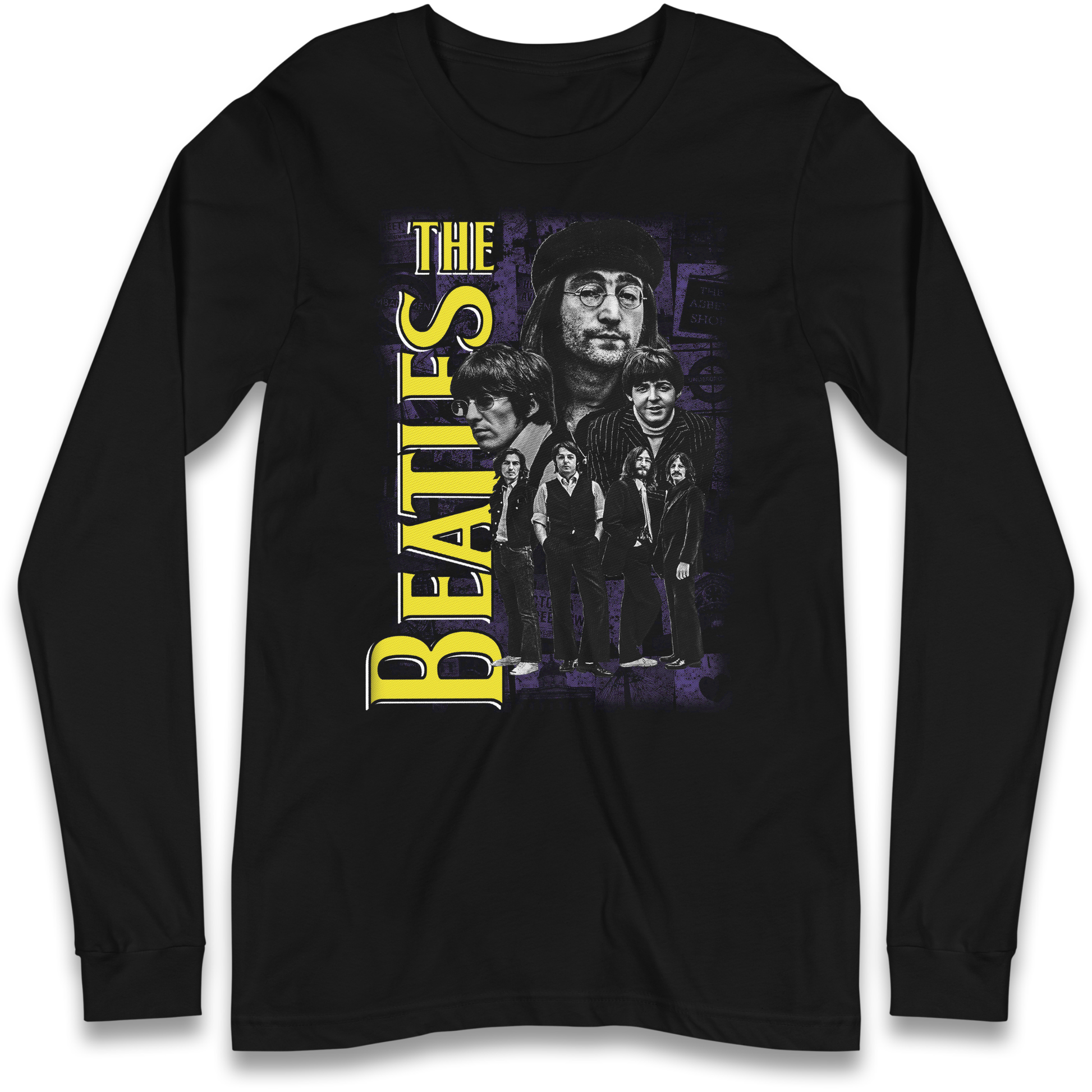 The Beatles Group Longsleeve T Shirt
