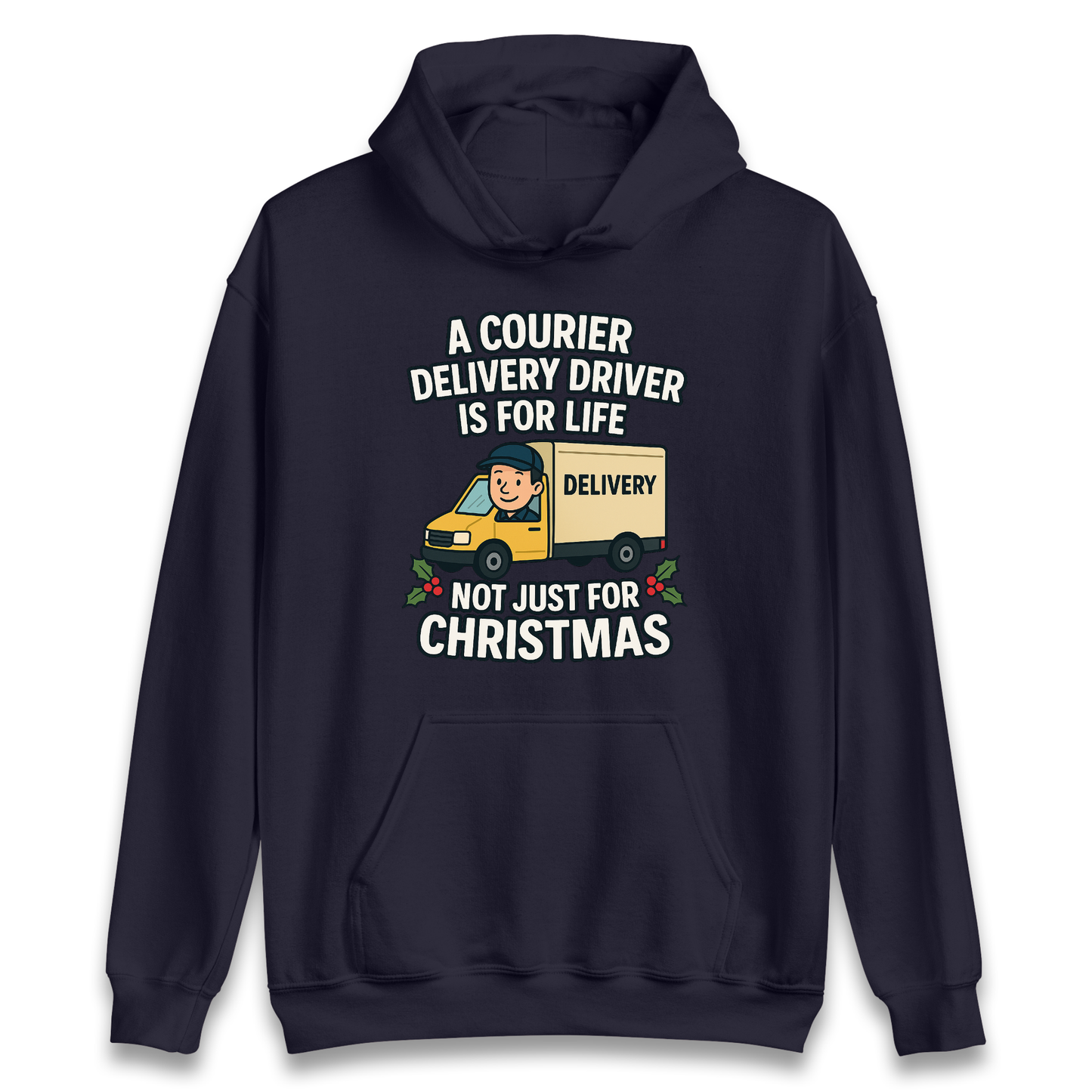 Courier Delivery Driver Christmas Hoodie