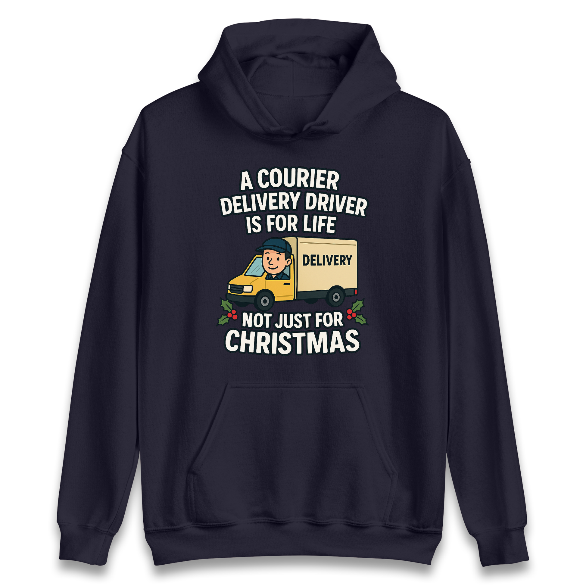 Courier Delivery Driver Christmas Hoodie