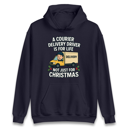 Courier Delivery Driver Christmas Hoodie