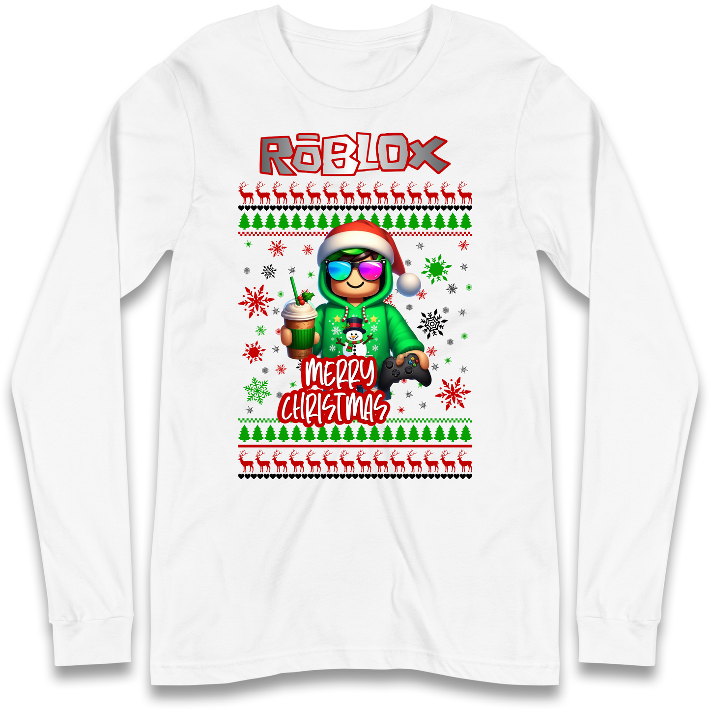 Roblox Merry Christmas Longsleeve T Shirt