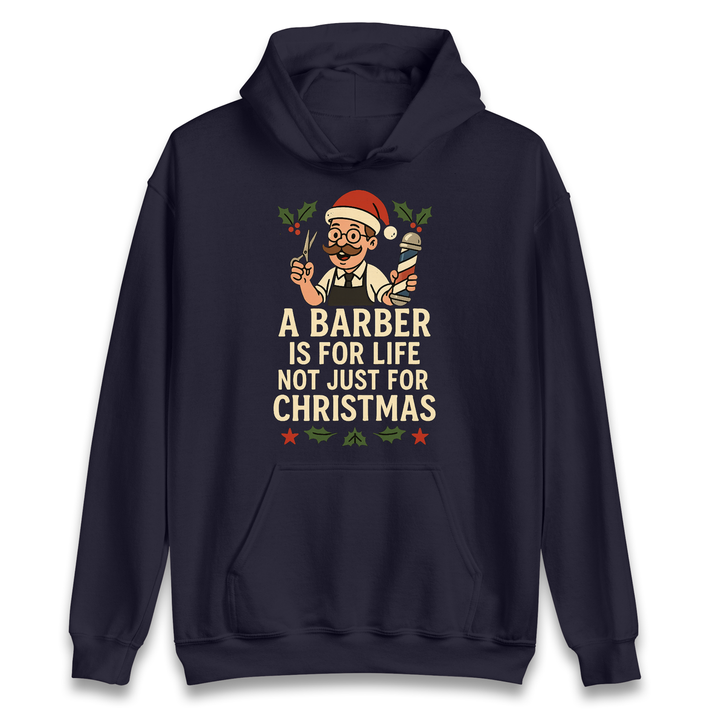 Barber Christmas Hoodie