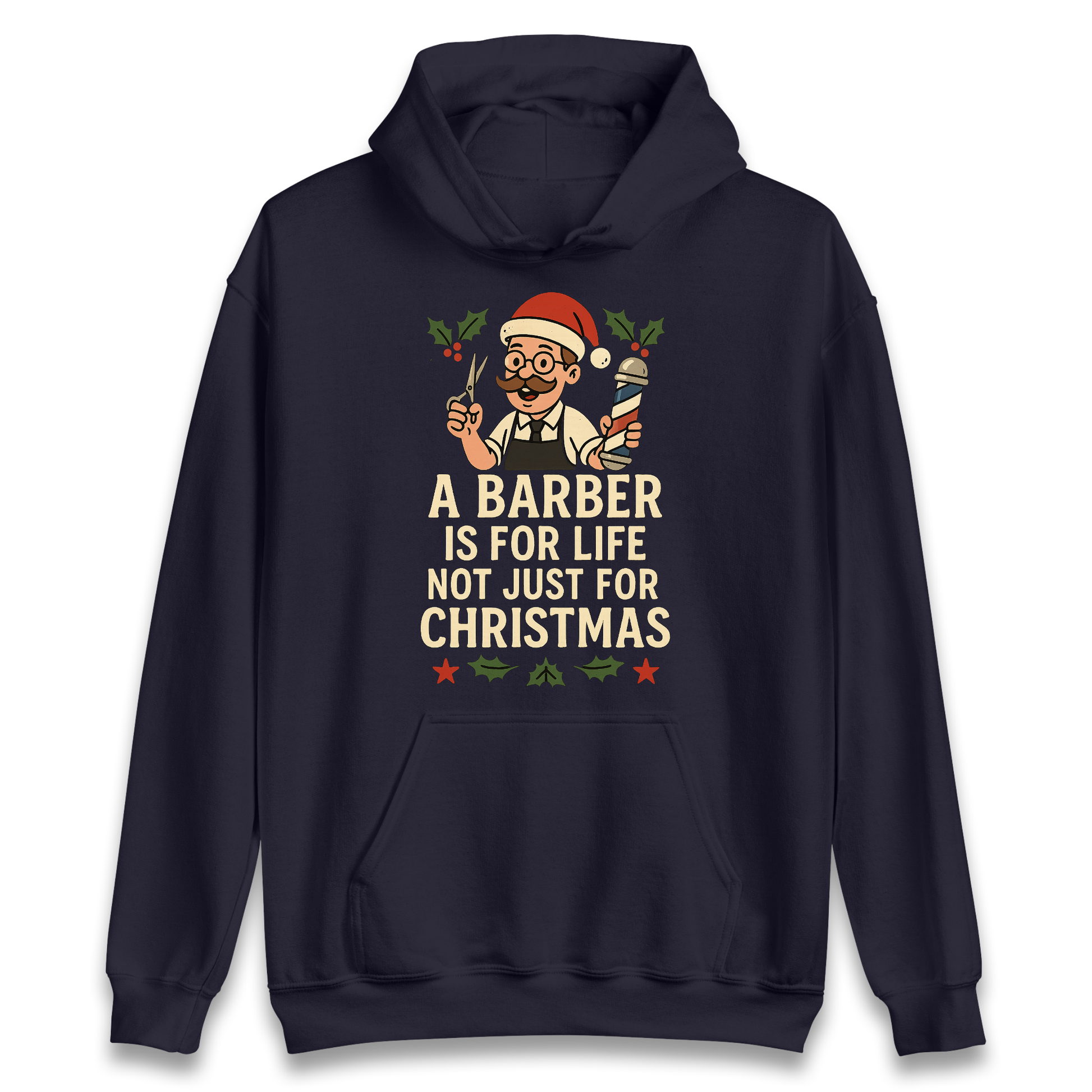 Barber Christmas Hoodie
