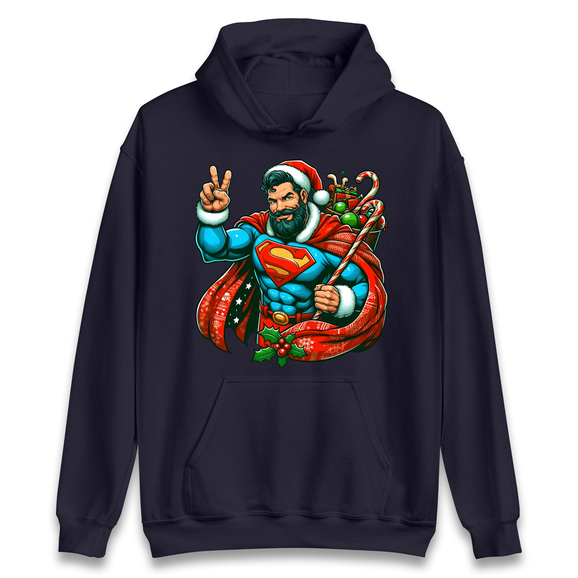 Superman Santa Hoodie