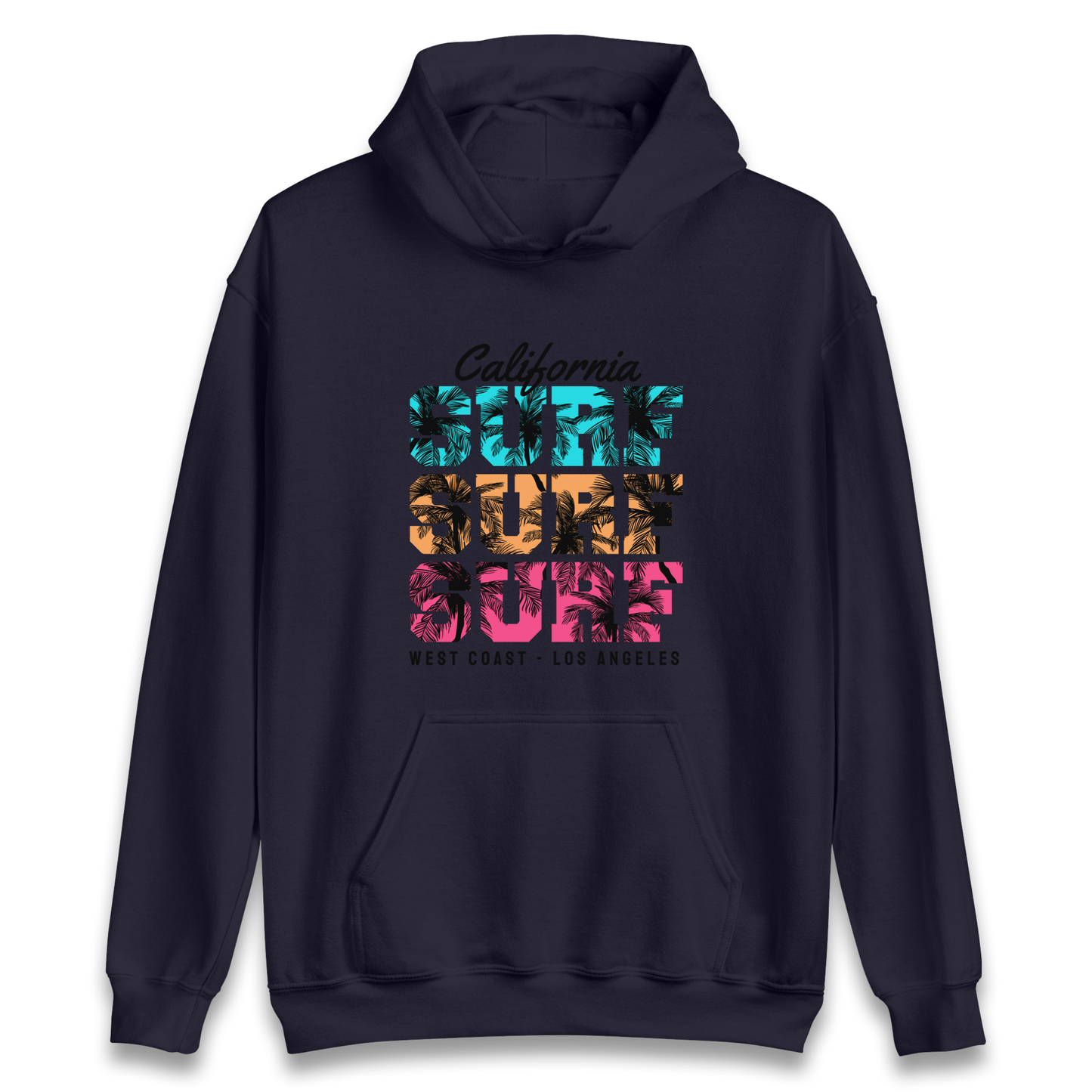 California Surf Surf Surf Hoodie