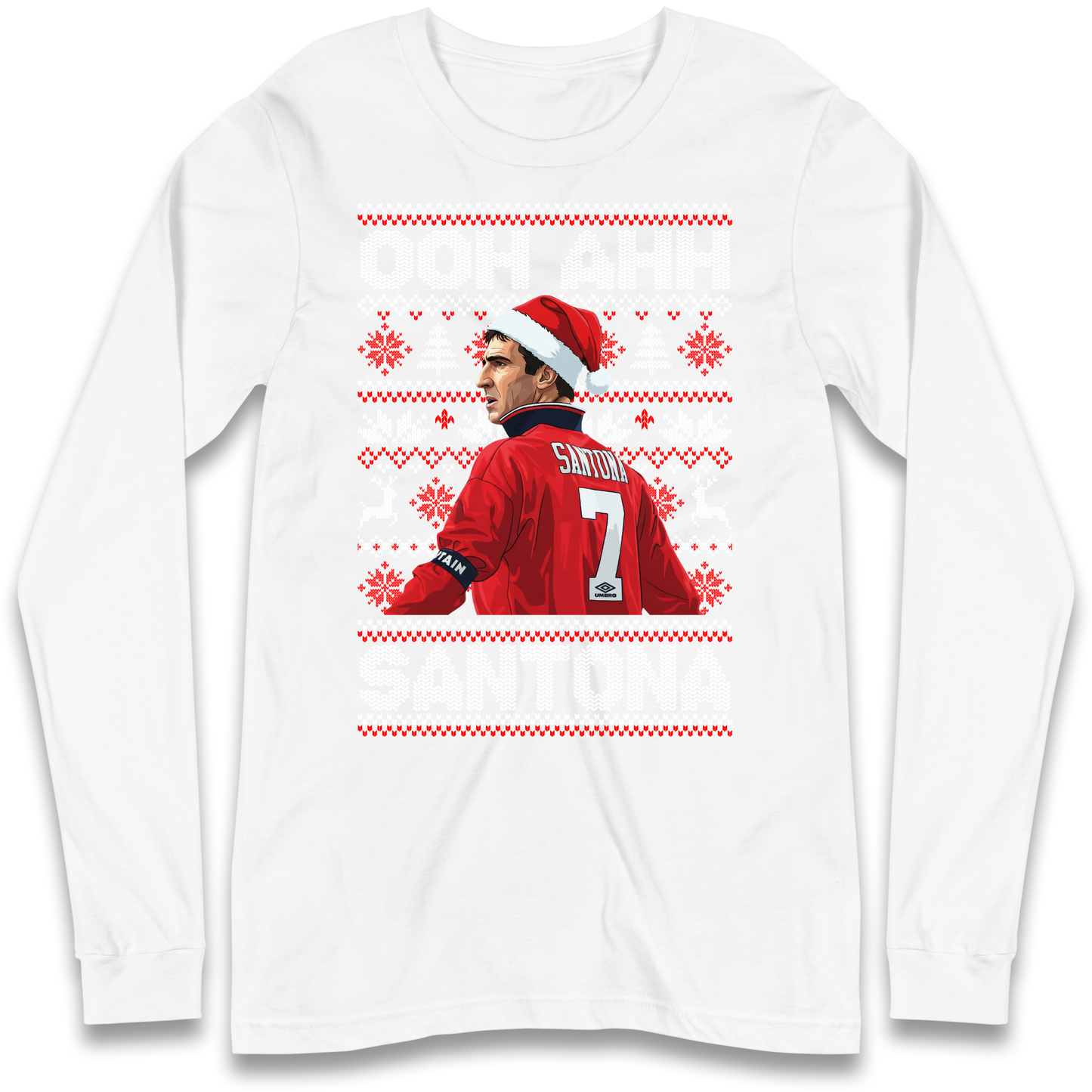 M'nchester United Christmas Longsleeve T Shirt
