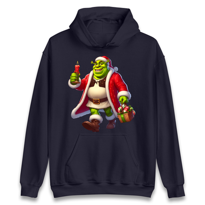Shrek Santa Candle Hoodie