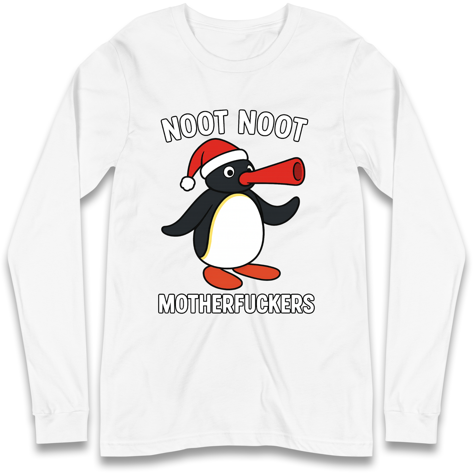 Pingu Christmas Longsleeve T Shirt