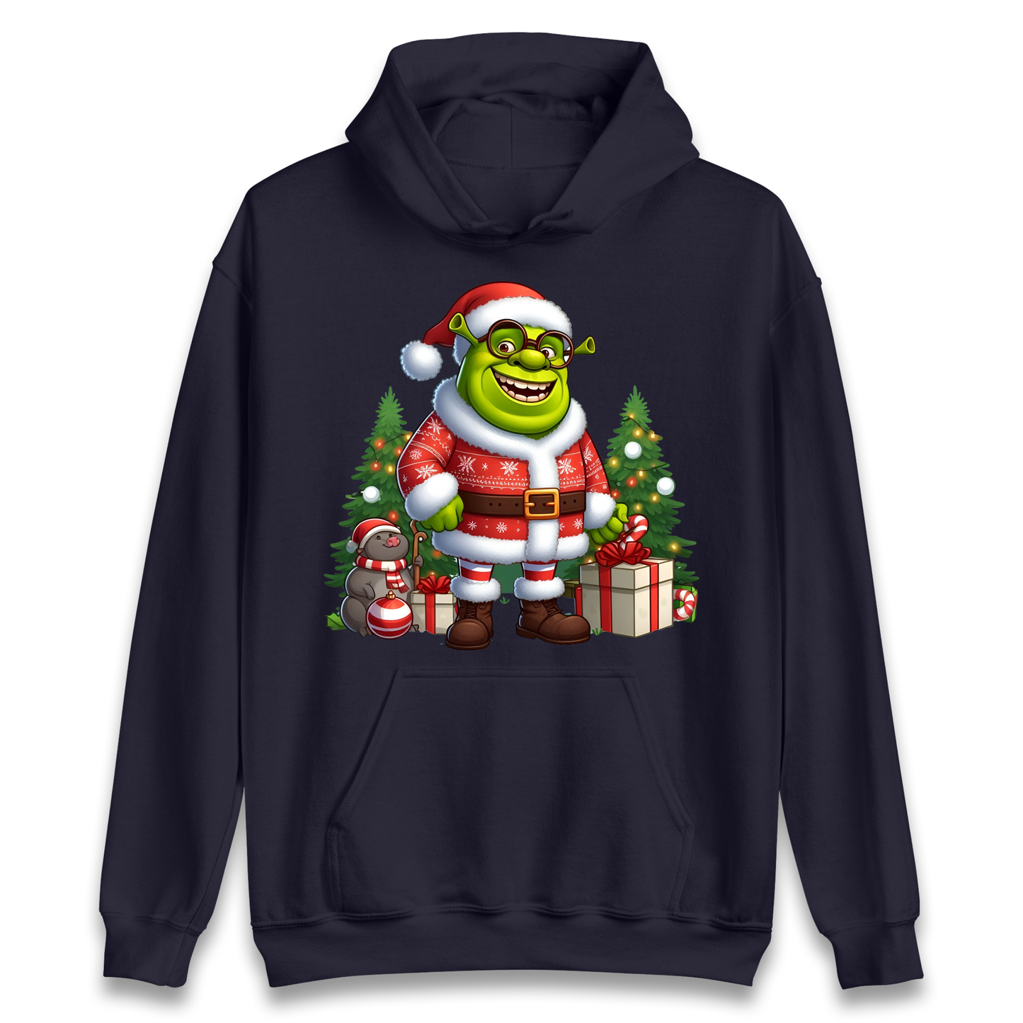 Shrek Santa Claus Presents Hoodie