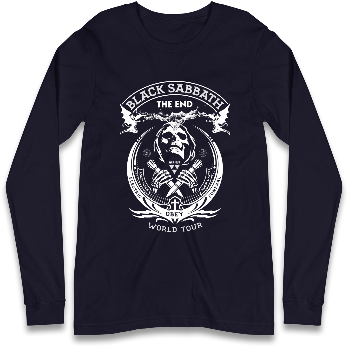 Black Sabbath The End World Tour Long Sleeve Shirt