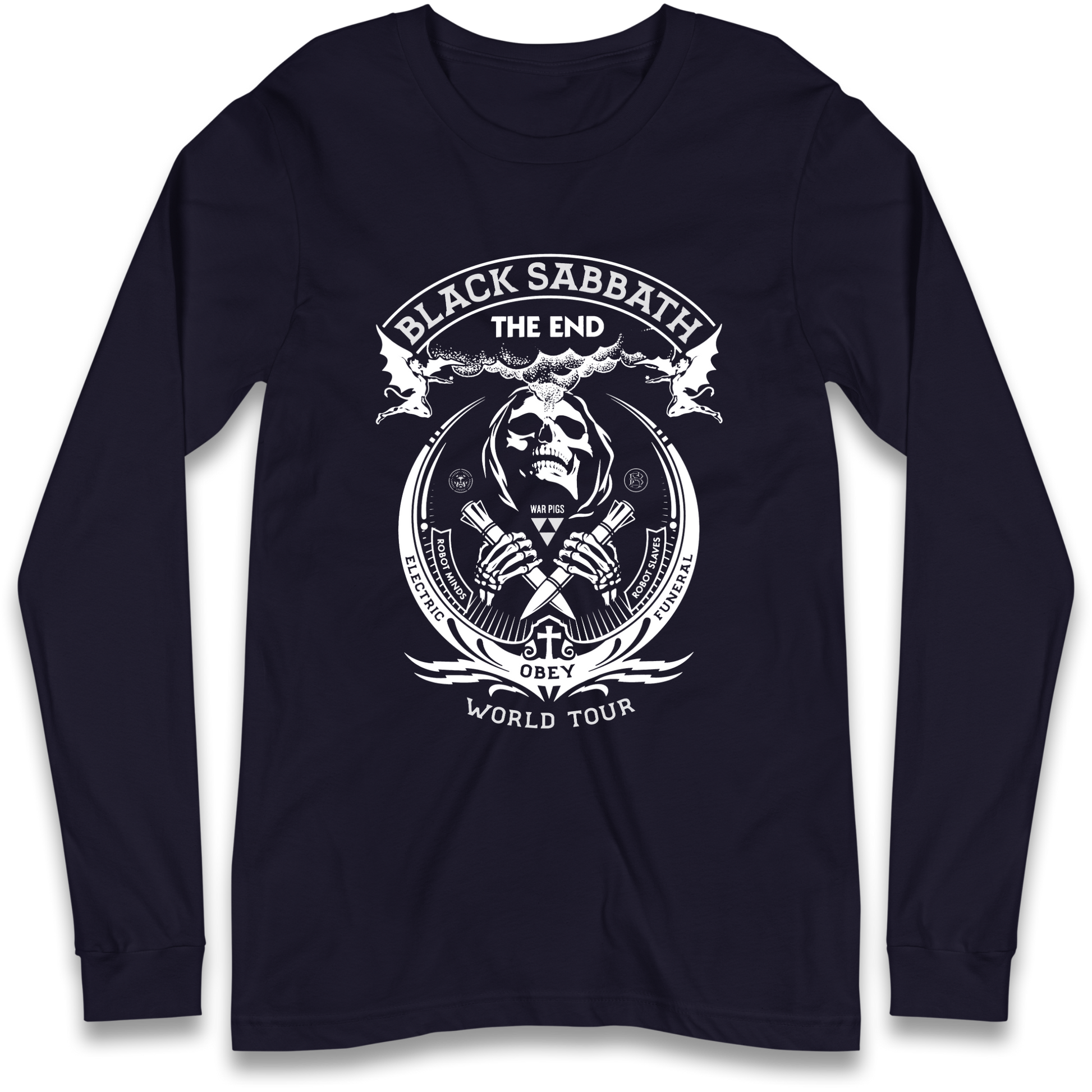 Black Sabbath The End World Tour Long Sleeve Shirt